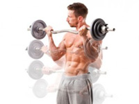 Click for Close-up view of biceps curls
